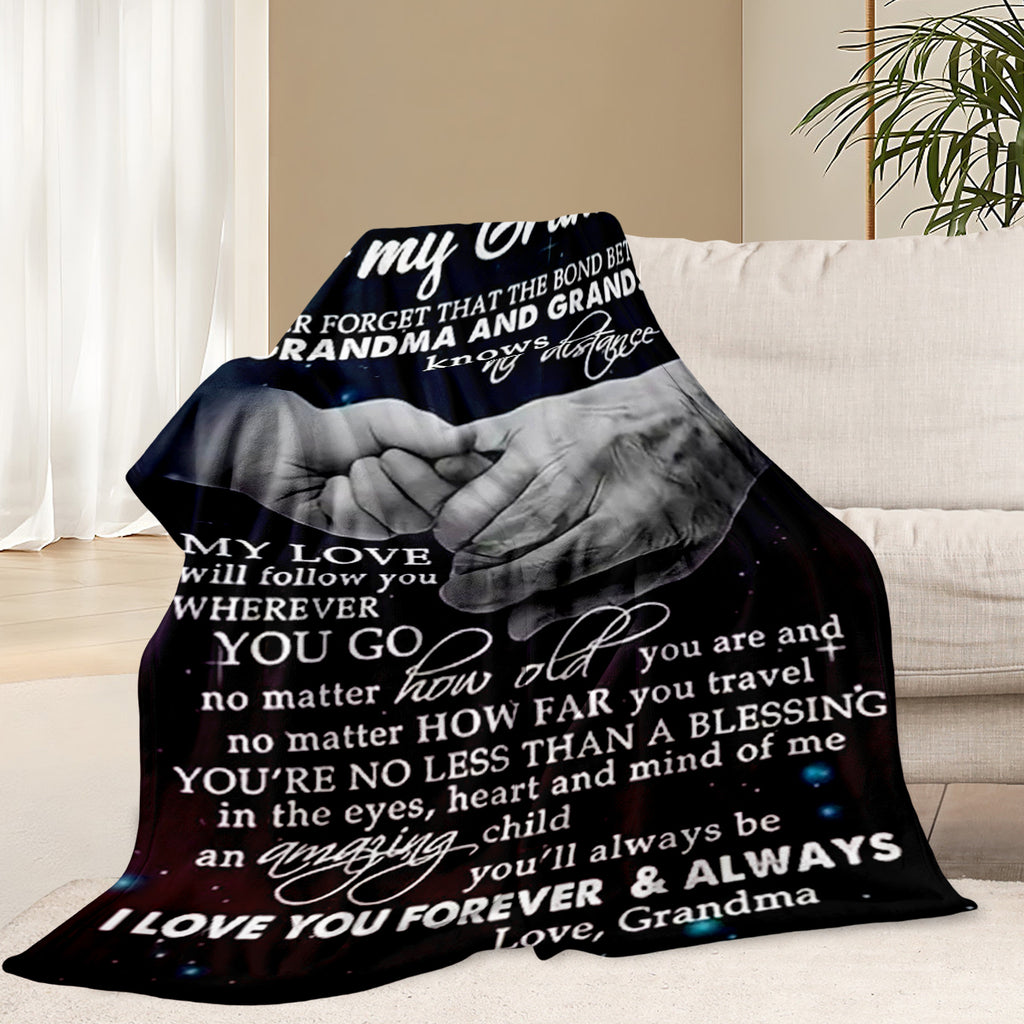 Memorial blanket for Grandson