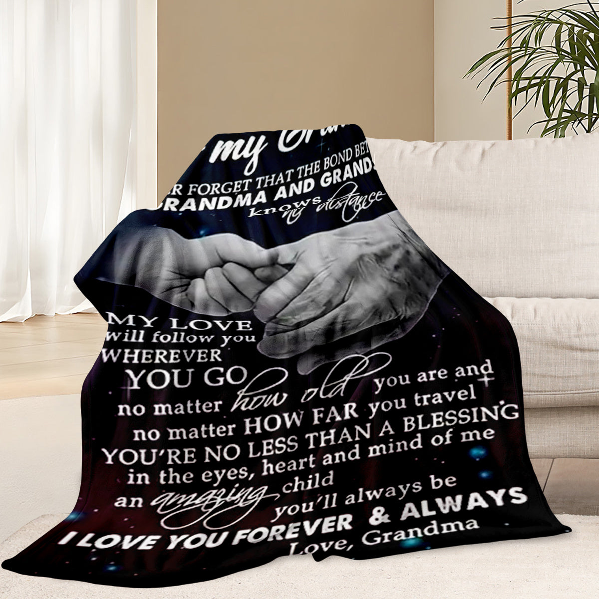 Memorial blanket for Grandson