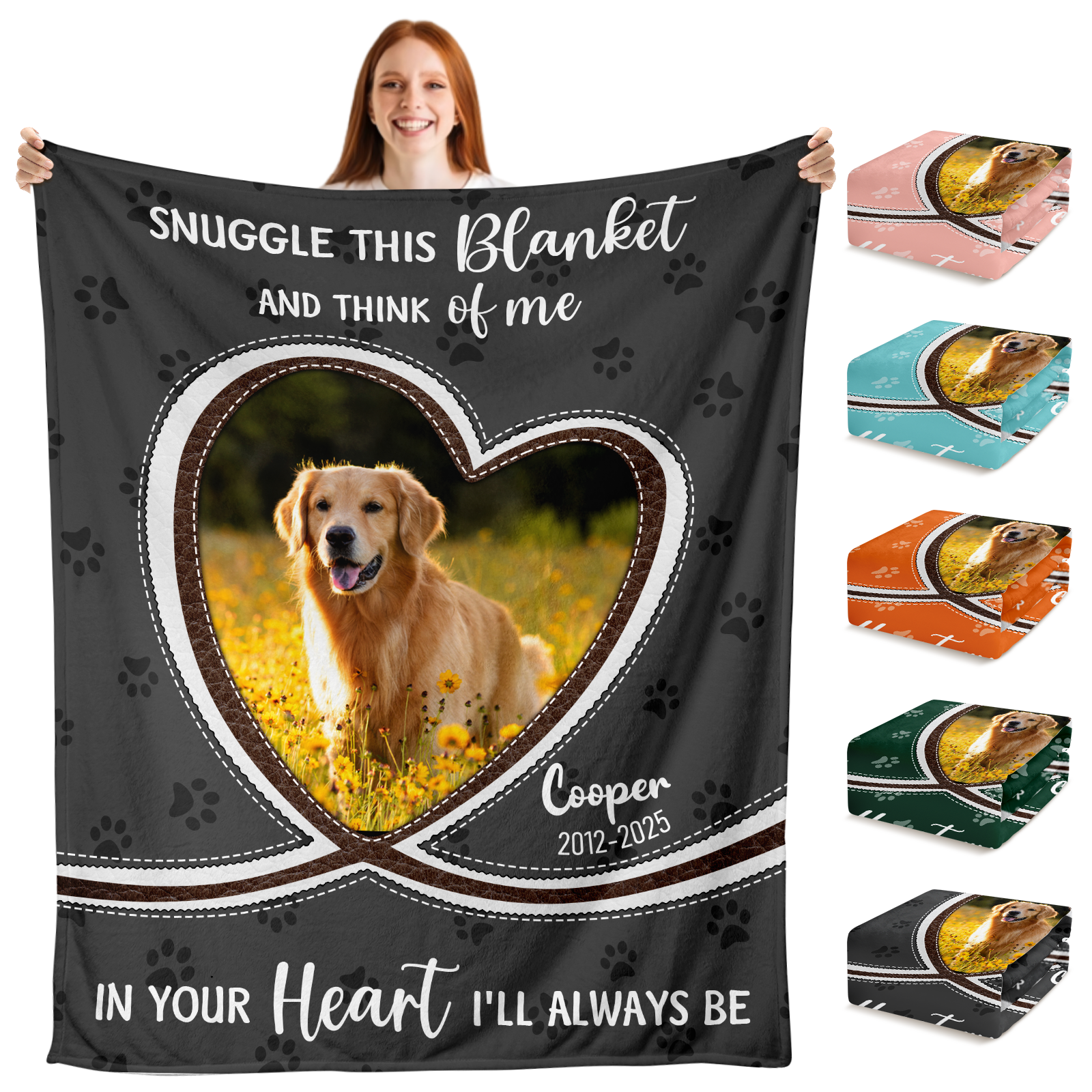 Custom Pet Memorial Blanket