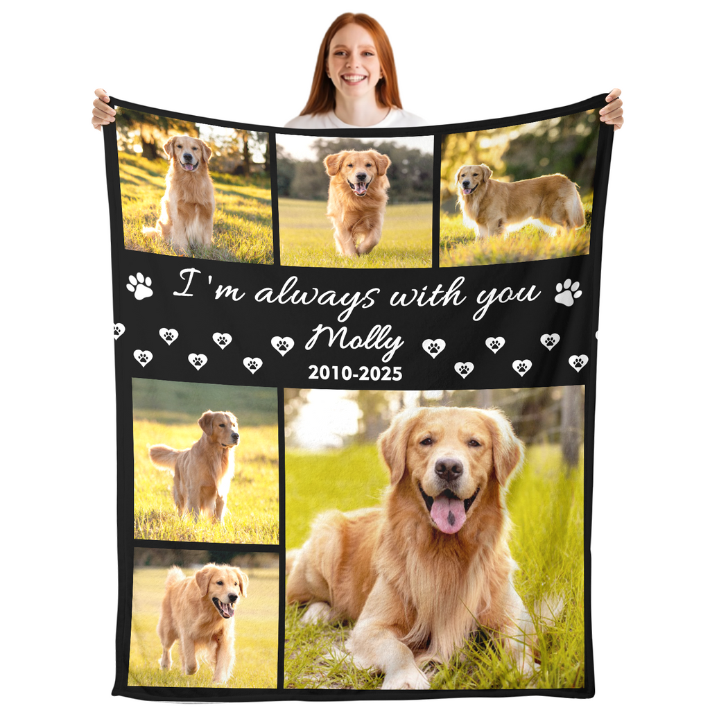 Custom Pet Memorial Blanket